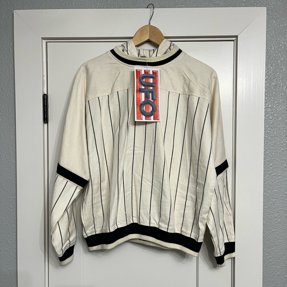 UFO Vintage Baseball Hooded Hat Sweatshirt